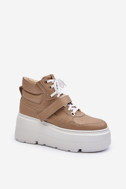 Zazoo 3450 Pealhk Sneakers tüüpi jalanõud Pealiste omad beeži värvi Zazoo 3450 Pealhk Sneakers tüüpi jalanõud Pealiste omad beeži värvi