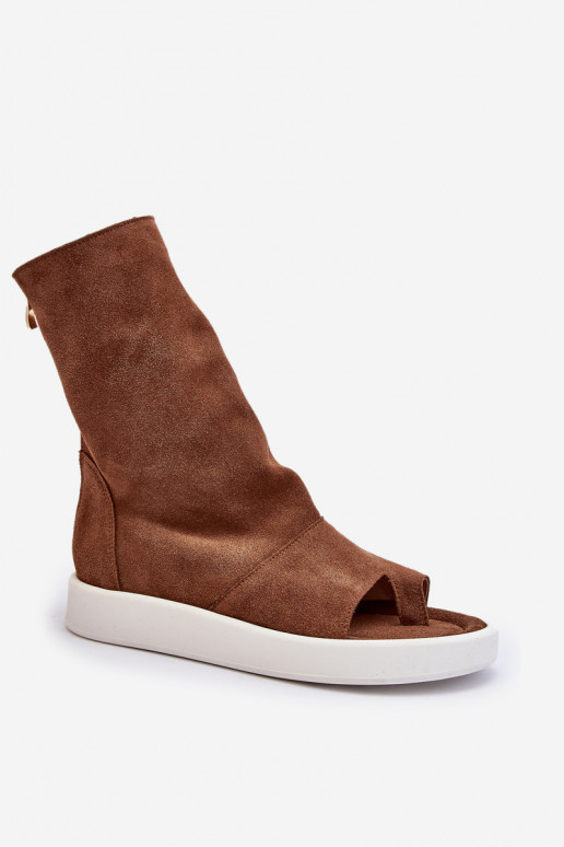 Zazoo 3441 PealistesandaalidCholesisseka pruunid värvi