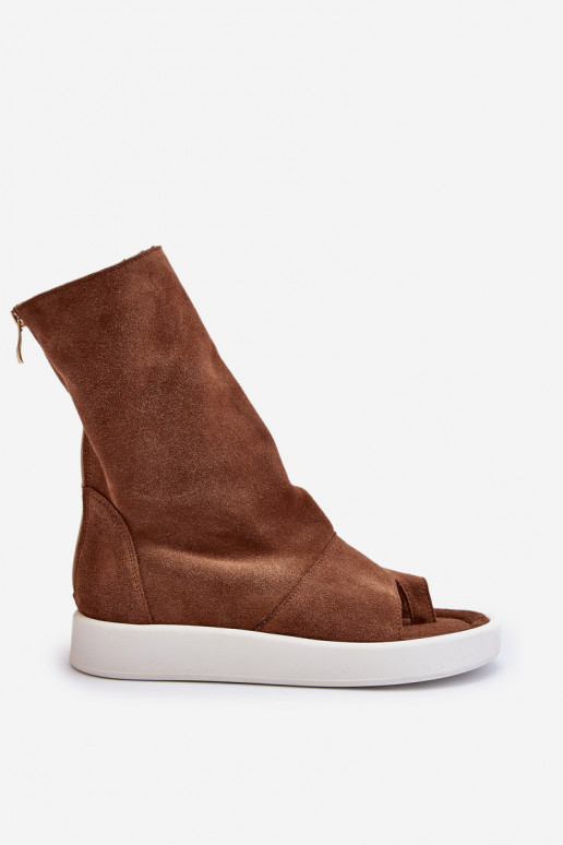 Zazoo 3441 PealistesandaalidCholesisseka pruunid värvi