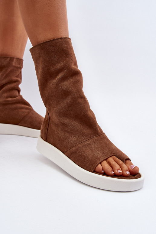 Zazoo 3441 PealistesandaalidCholesisseka pruunid värvi