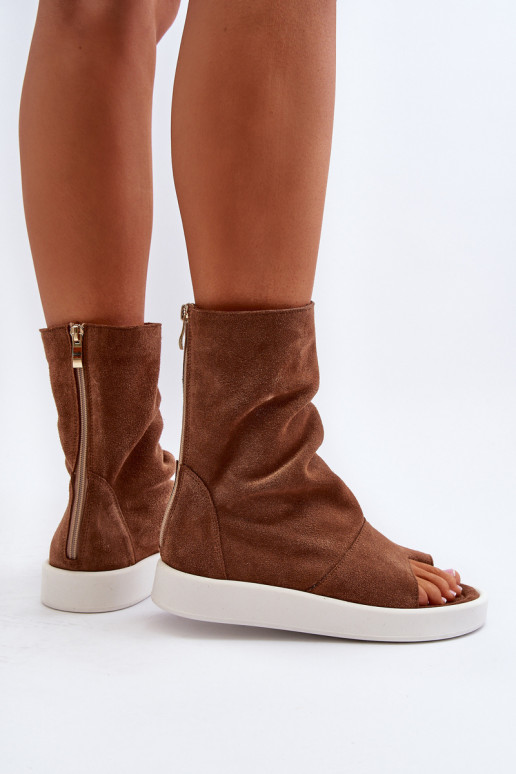 Zazoo 3441 PealistesandaalidCholesisseka pruunid värvi