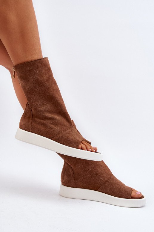 Zazoo 3441 PealistesandaalidCholesisseka pruunid värvi