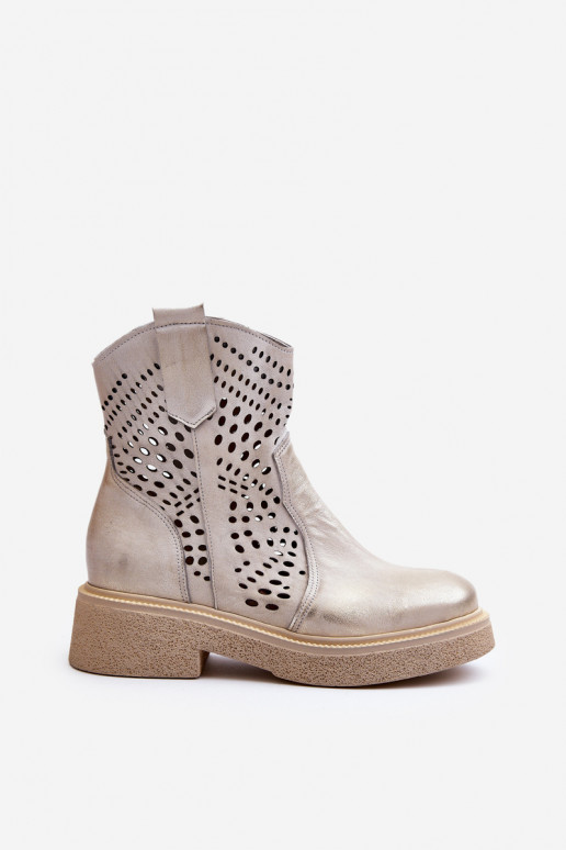 Zazoo 3470 Pealhk Pealiste poolsaapad laiade nööridega Ažuurne Kuldset värvi Pühkinud Zazoo 3470 Pealhk Pealiste poolsaapad laiade nööridega Ažuurne Kuldset värvi Pühkinud