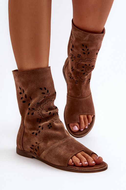 Zazoo 3437 Pealiste omad Seemisnahast kingad madala säärega Lossi juurde pruunid värvi Zazoo 3437 Pealiste omad Seemisnahast kingad madala säärega Lossi juurde pruunid värvi