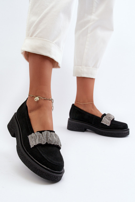 Zazoo 3419 naiste mokassiinid seemisnakhsed Dekoratiivse triibuga msuud Zazoo 3419 naiste mokassiinid seemisnakhsed Dekoratiivse triibuga msuud