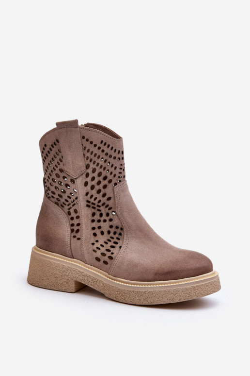 Zazoo 3470 Seemisnahast kingad Pealiste omad laiade nööridega Ažuurne Cappuccino Zazoo 3470 Seemisnahast kingad Pealiste omad laiade nööridega Ažuurne Cappuccino