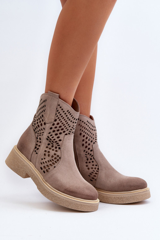 Zazoo 3470 Seemisnahast kingad Pealiste omad laiade nööridega Ažuurne Cappuccino Zazoo 3470 Seemisnahast kingad Pealiste omad laiade nööridega Ažuurne Cappuccino