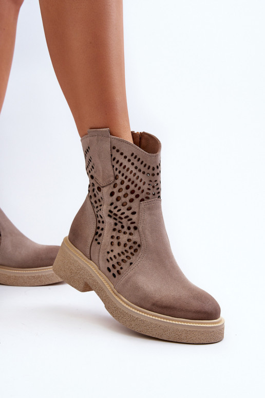 Zazoo 3470 Seemisnahast kingad Pealiste omad laiade nööridega Ažuurne Cappuccino Zazoo 3470 Seemisnahast kingad Pealiste omad laiade nööridega Ažuurne Cappuccino