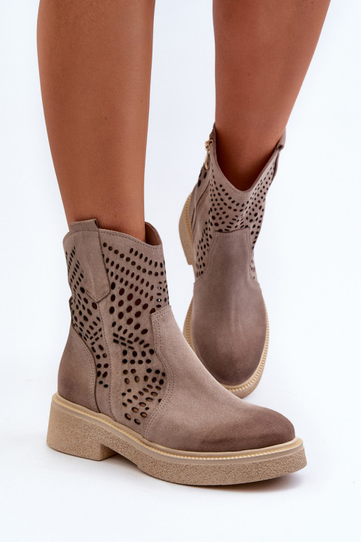 Zazoo 3470 Seemisnahast kingad Pealiste omad laiade nööridega Ažuurne Cappuccino Zazoo 3470 Seemisnahast kingad Pealiste omad laiade nööridega Ažuurne Cappuccino