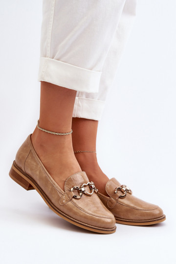 Pealhk Pealiste omad Lakitud mokassiinid Laura Messi 2760 pruunid värvi