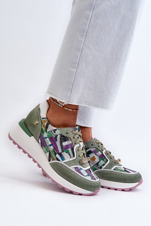 Pealhk Sneakers tüüpi jalanõud Pealiste omad platvormiga Sellel onciejka 06390-09 Seledynosissee Pealhk Sneakers tüüpi jalanõud Pealiste omad platvormiga Sellel onciejka 06390-09 Seledynosissee