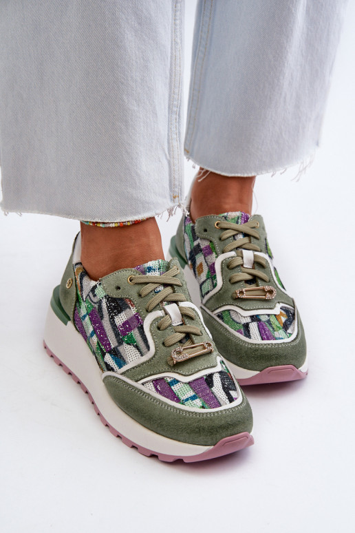 Pealhk Sneakers tüüpi jalanõud Pealiste omad platvormiga Sellel onciejka 06390-09 Seledynosissee Pealhk Sneakers tüüpi jalanõud Pealiste omad platvormiga Sellel onciejka 06390-09 Seledynosissee