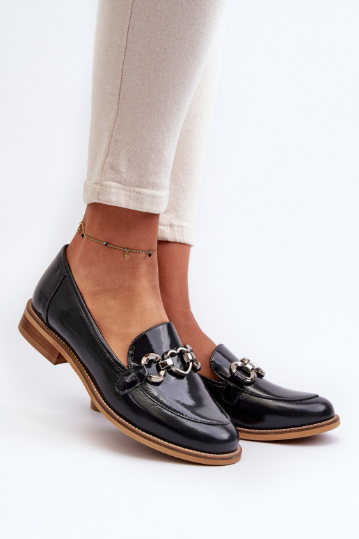 Pealhk Pealiste omad Lakitud mokassiinid Laura Messi 2760 tumesinist värvi Pealhk Pealiste omad Lakitud mokassiinid Laura Messi 2760 tumesinist värvi