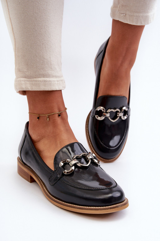 Pealhk Pealiste omad Lakitud mokassiinid Laura Messi 2760 tumesinist värvi Pealhk Pealiste omad Lakitud mokassiinid Laura Messi 2760 tumesinist värvi