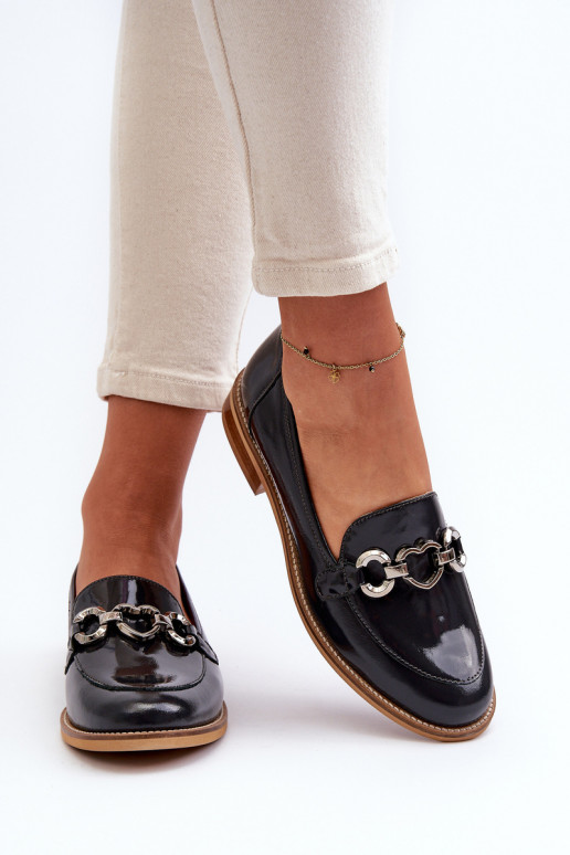 Pealhk Pealiste omad Lakitud mokassiinid Laura Messi 2760 tumesinist värvi Pealhk Pealiste omad Lakitud mokassiinid Laura Messi 2760 tumesinist värvi