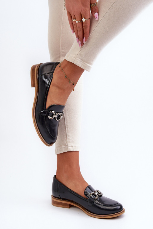 Pealhk Pealiste omad Lakitud mokassiinid Laura Messi 2760 tumesinist värvi Pealhk Pealiste omad Lakitud mokassiinid Laura Messi 2760 tumesinist värvi