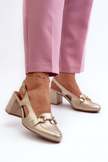 Pealistesandaalid Sellel onciejka 06419-25 Kuldset värvi