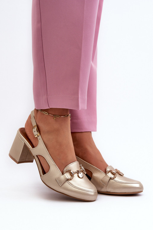 Pealistesandaalid Sellel onciejka 06419-25 Kuldset värvi Pealistesandaalid Sellel onciejka 06419-25 Kuldset värvi