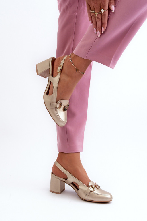 Pealistesandaalid Sellel onciejka 06419-25 Kuldset värvi Pealistesandaalid Sellel onciejka 06419-25 Kuldset värvi