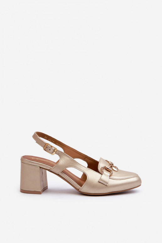 Pealistesandaalid Sellel onciejka 06419-25 Kuldset värvi Pealistesandaalid Sellel onciejka 06419-25 Kuldset värvi