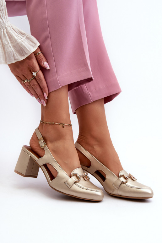 Pealistesandaalid Sellel onciejka 06419-25 Kuldset värvi Pealistesandaalid Sellel onciejka 06419-25 Kuldset värvi