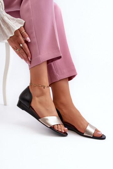 Pealistesandaalid Sellel onciejka 1971-67 Must-Kuldset värvi 2