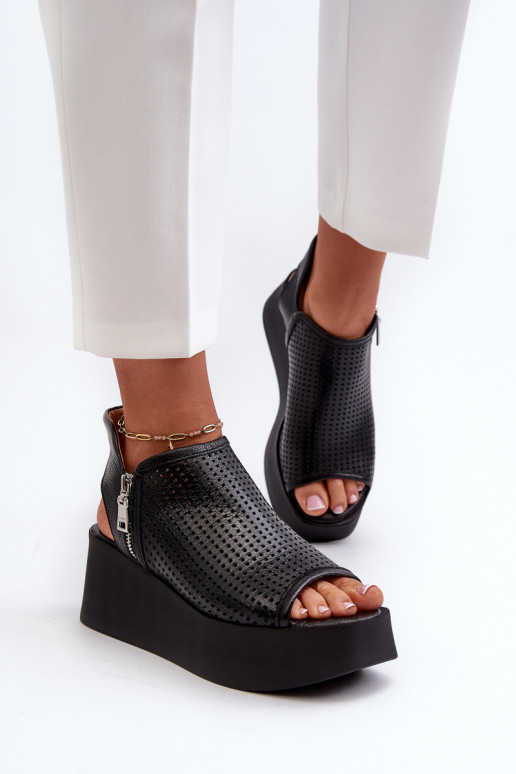 Zazoo 1792 Pealhk Ažuursed sandaalid platvormiga msuud Zazoo 1792 Pealhk Ažuursed sandaalid platvormiga msuud