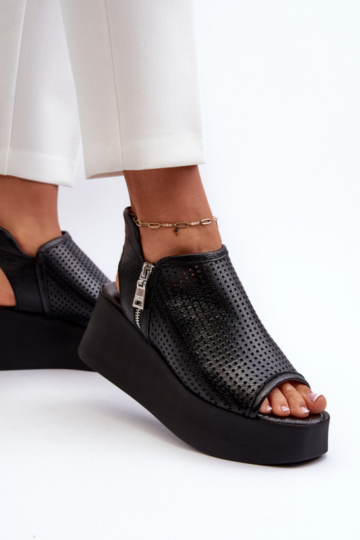 Zazoo 1792 Pealhk Ažuursed sandaalid platvormiga msuud Zazoo 1792 Pealhk Ažuursed sandaalid platvormiga msuud