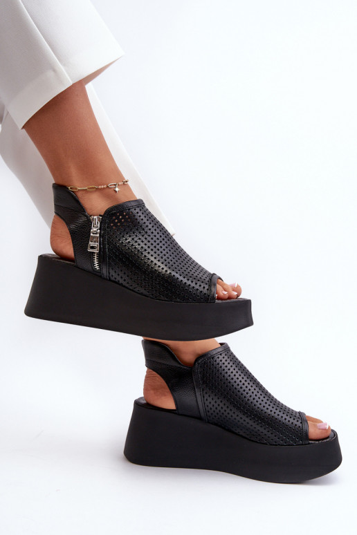 Zazoo 1792 Pealhk Ažuursed sandaalid platvormiga msuud Zazoo 1792 Pealhk Ažuursed sandaalid platvormiga msuud