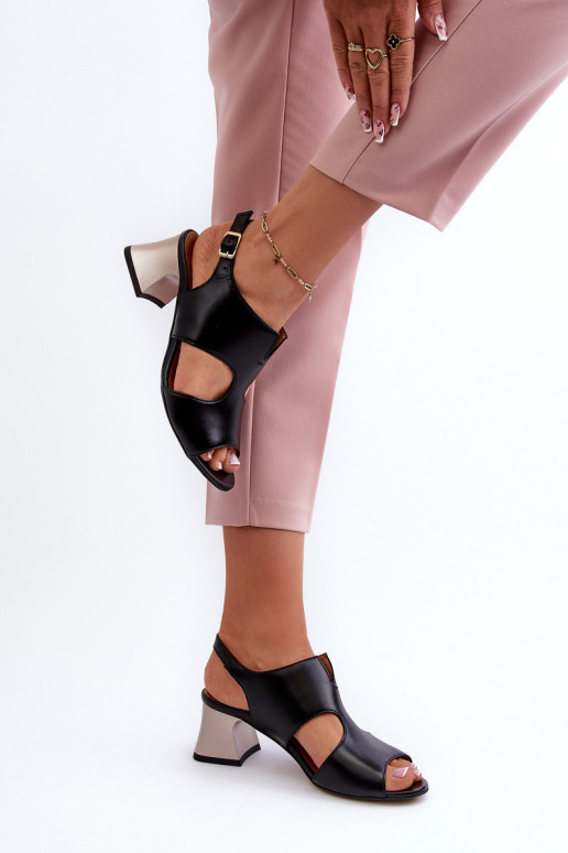 Pealistesandaalid Pealhk kõrge jämeda kontsaga Sellel onciejka 06566-01 msuud Pealistesandaalid Pealhk kõrge jämeda kontsaga Sellel onciejka 06566-01 msuud