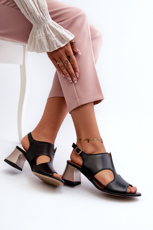 Pealistesandaalid Pealhk kõrge jämeda kontsaga Sellel onciejka 06566-01 msuud Pealistesandaalid Pealhk kõrge jämeda kontsaga Sellel onciejka 06566-01 msuud