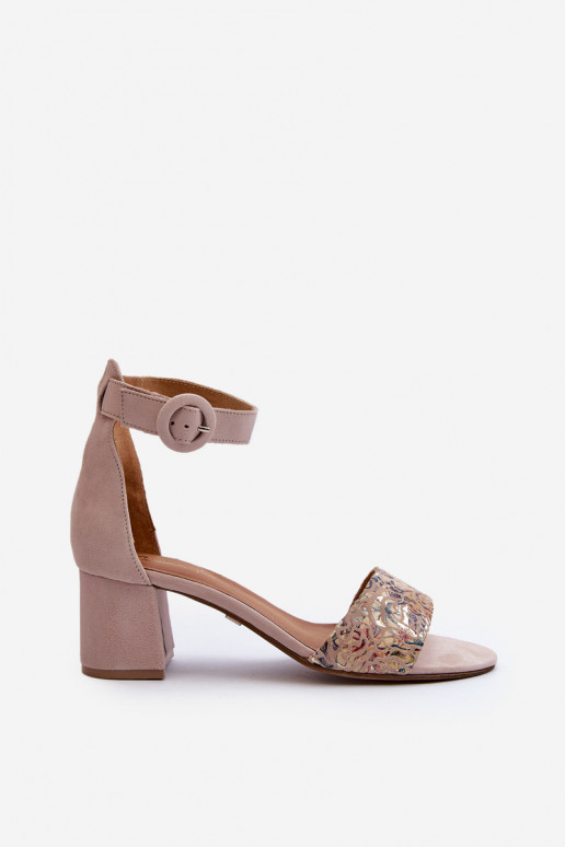 Elegantsed kõrged kontsad Sellel onciejka 04141-49 beeži värvi Elegantsed kõrged kontsad Sellel onciejka 04141-49 beeži värvi