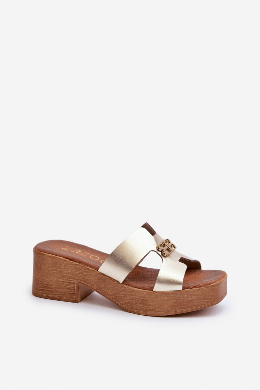 Zazoo 40412 Pealhk Elegantsed naiste plätud kaunistustega Kuldset värvi Zazoo 40412 Pealhk Elegantsed naiste plätud kaunistustega Kuldset värvi