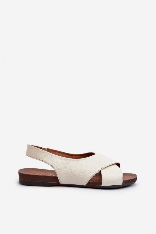 Zazoo 40407 sandaalid Pealhk Pealiste omad Elevandiluu värvi Zazoo 40407 sandaalid Pealhk Pealiste omad Elevandiluu värvi