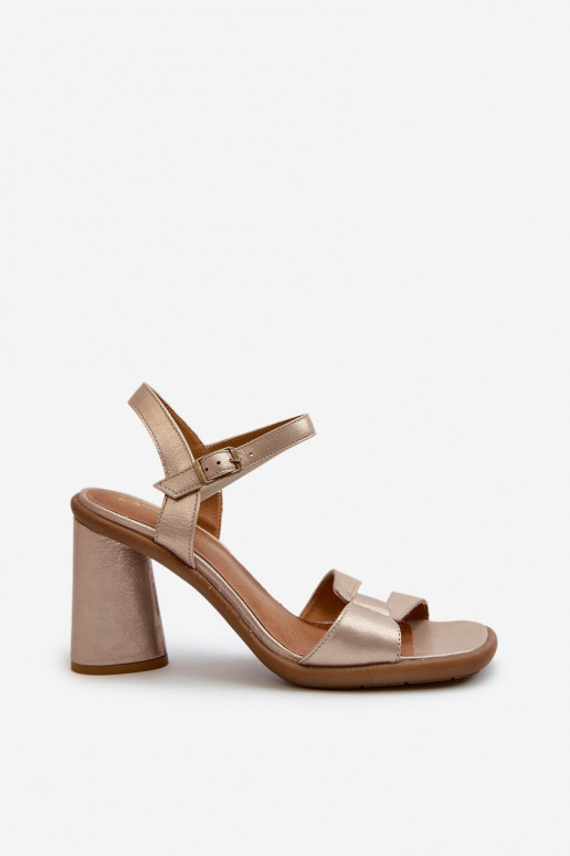 Pealistesandaalid Sellel onciejka 06029-25 Kuldset värvi