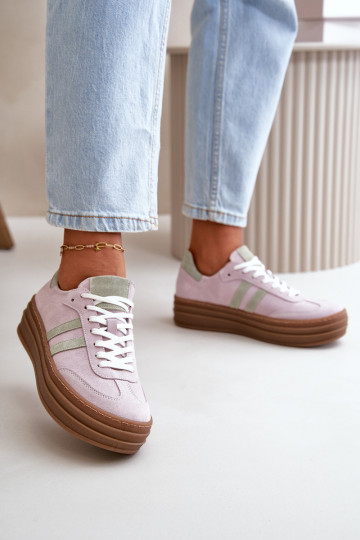 Zazoo N1068S4 Sneakers tüüpi jalanõud platvormiga Violetne värv 2