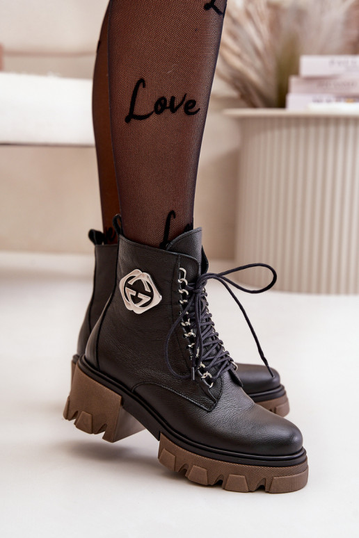 Zazoo 60376 Pealhk voodriga Pealiste poolsaapad tõmblukuga msuud