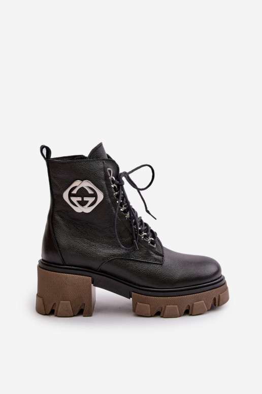 Zazoo 60376 Pealhk voodriga Pealiste poolsaapad tõmblukuga msuud