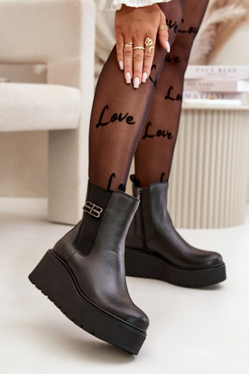 Zazoo 60498 Pealiste poolsaapad Chelsea saapad platvormiga I Koturnie msuud