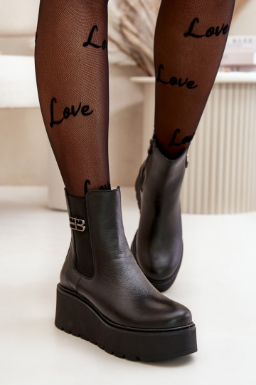 Zazoo 60498 Pealiste poolsaapad Chelsea saapad platvormiga I Koturnie msuud 2