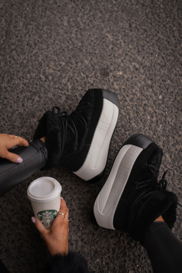 Pealhk nööpidega lumesaapad Pealiste omad Paksu talla peal karusnahaga Big Star OO274A206 msuud 2