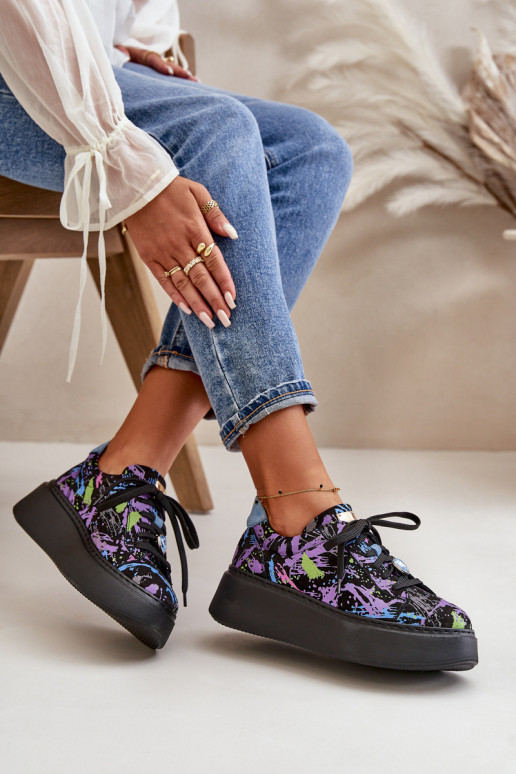 Pealhk spordijalatsid platvormiga Sellel onciejka 06191-05 Violetne värv