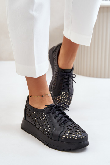 Zazoo 2973 Pealhk jalatsid platvormiga Ažuurse mustriga msuud