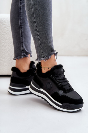 Sneakers tüüpi jalanõud Pealiste omad voodriga platvormiga Big Star OO274A216 msuud