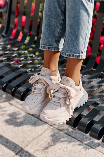Pealiste omad Pealhk Sneakers tüüpi jalanõud beeži värvi CheBello 4583 2
