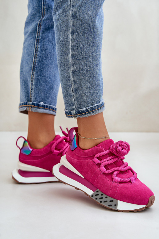 seemisnakhsed Sneakers tüüpi jalanõud Pealiste omad platvormigaGrubym Paeladm Artiker 55C0086 tumeroosad värvi seemisnakhsed Sneakers tüüpi jalanõud Pealiste omad platvormigaGrubym Paeladm Artiker 55C0086 tumeroosad värvi