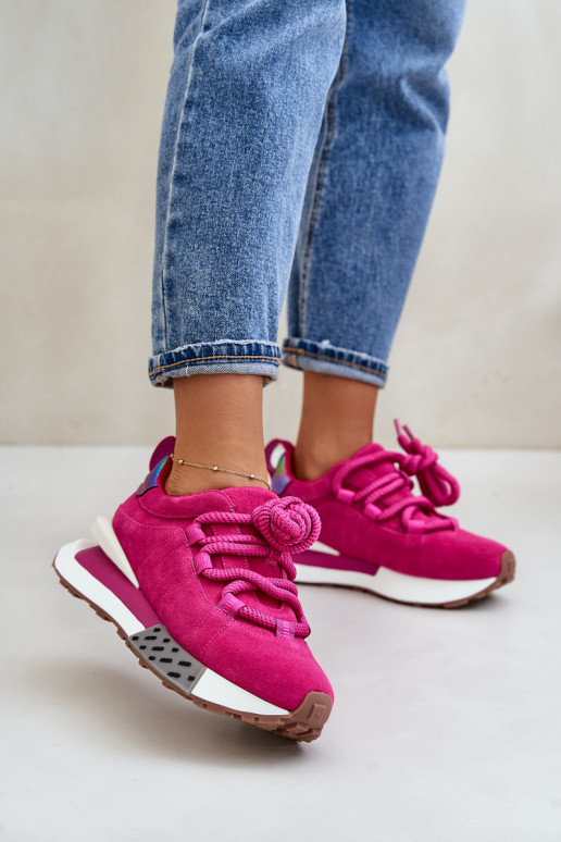 seemisnakhsed Sneakers tüüpi jalanõud Pealiste omad platvormigaGrubym Paeladm Artiker 55C0086 tumeroosad värvi seemisnakhsed Sneakers tüüpi jalanõud Pealiste omad platvormigaGrubym Paeladm Artiker 55C0086 tumeroosad värvi