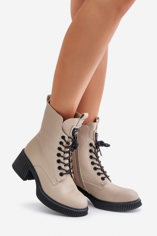 voodriga Pealiste poolsaapad Valmistatud naturaalsest nahast Vinceza 66671 beeži värvi voodriga Pealiste poolsaapad Valmistatud naturaalsest nahast Vinceza 66671 beeži värvi