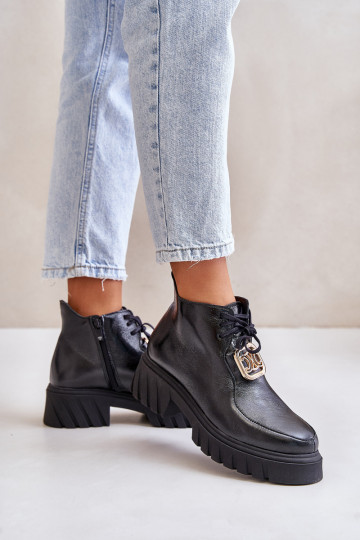 Zazoo 2952 Pealhk Pealiste poolsaapad Kuldse kaunistusega msuud