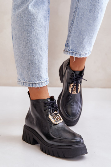 Zazoo 2952 Pealhk Pealiste poolsaapad Kuldse kaunistusega msuud 2